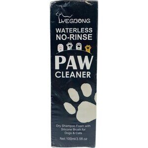 Dog Paw Cleaner Waterless No-Rinse 3.5oz Exp 7/26